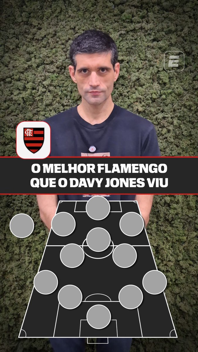 O MELHOR FLAMENGO QUE O DAVY JONES VIU JOGAR! O Mago esteve na ESPN e a gente aproveitou para pedir para ele escalar os 11 melhores que ele viu com a camisa do Flamengo e assim ficou a seleção dele! Gostou, fã de esporte? #FutebolNaESPN #Flamengo