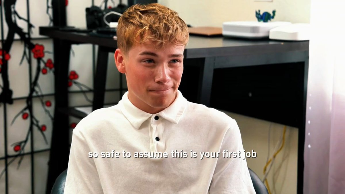 This might be the strangest first job interview” ever… because the guy interviewing him clearly has a VERY different idea of what this job is supposed to be. The young guy walks in looking for an opportunity in web design, marketing, photography and photoshoots. So far, completely normal. Then the interviewer starts talking about what actually goes on around the place. And suddenly the word “intern” doesn't seem quite right anymore. The funniest part is watching the candidate stay completely serious while the interviewer slowly realizes he may need to redefine the job description. By the end, the interviewer isn't really talking about an intern anymore. He's talking about needing an assistant. The candidate came in thinking: I want experience. The interviewer was basically thinking: You have NO idea what you're signing up for.