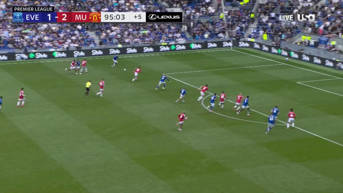 ABSOLUTE MADNESS 🤯🤯🤯 AINSLEY MAITLAND-NILES IN THE 96TH MINUTE!!! 🚨 🔵 Everton: 2 🔴 Manchester United: 2 ⏱️ 90+6’