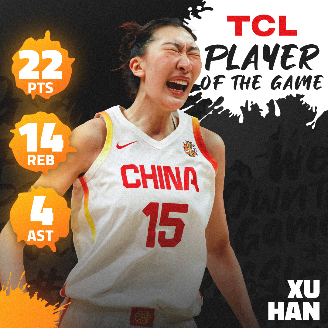Unstoppable Han Xu carries China to an overtime win over Czechia 🔥 #FIBAWWC