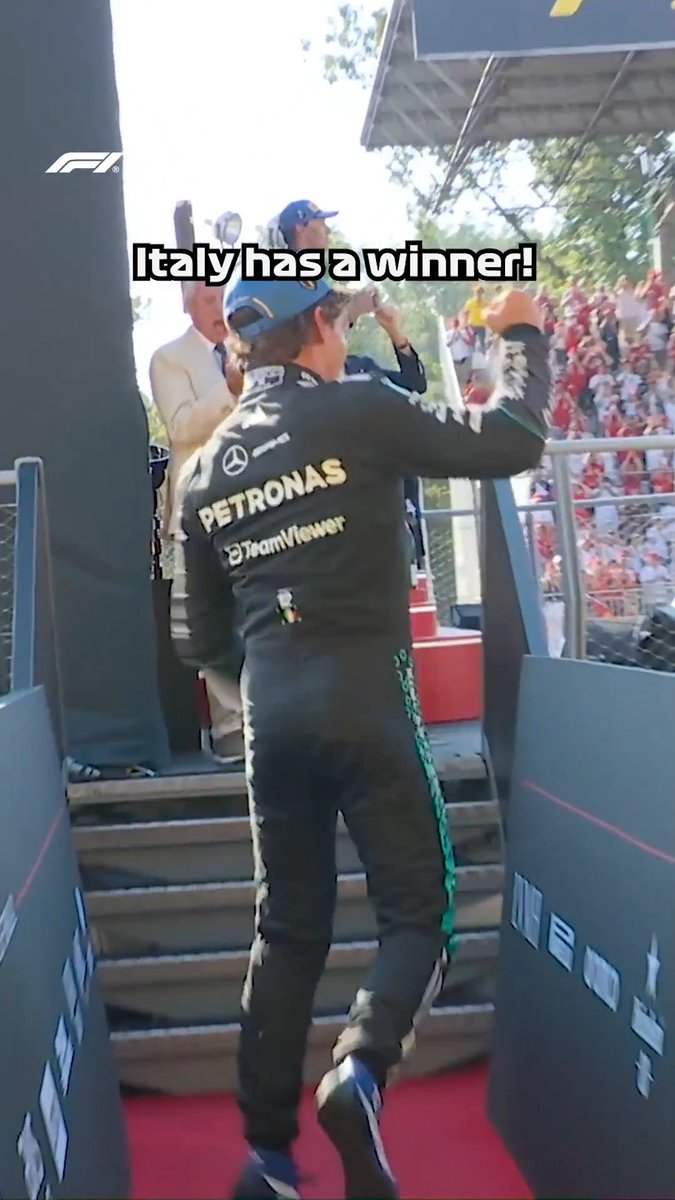 It doesn't get much more special than this 🥹 #F1 #ItalianGP Mercedes-AMG PETRONAS F1 Team