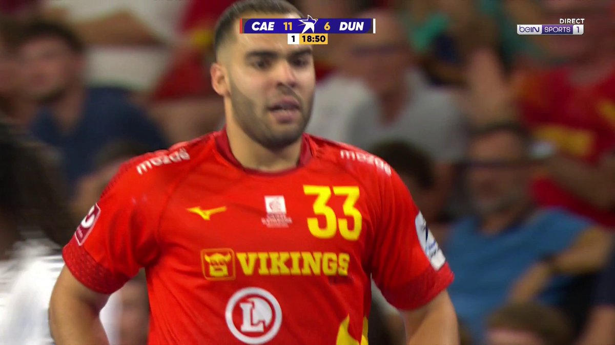#DaikinStarLigue Yassine Ben Salem qui glisse parfaitement le ballon dans les cages ! #HandExtra