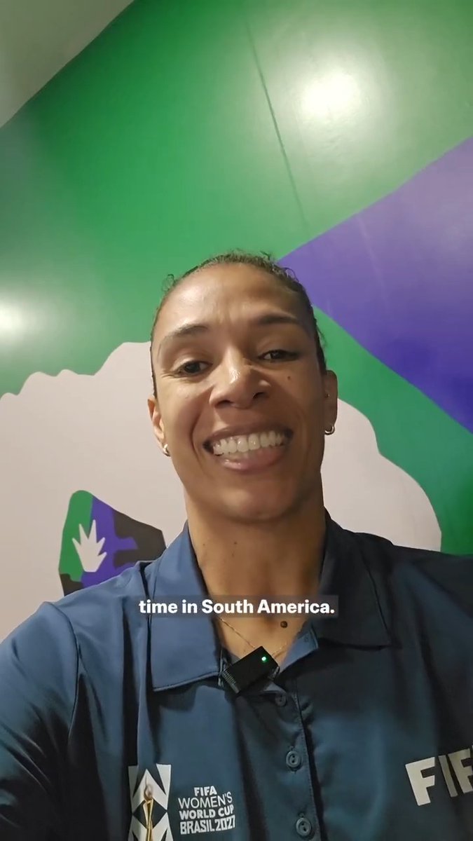 “Come and be part of this historic moment!” 🤩 Aline Pellegrino encourages fans to apply for the FIFA Women's World Cup 2027 Volunteer Programme. 👉