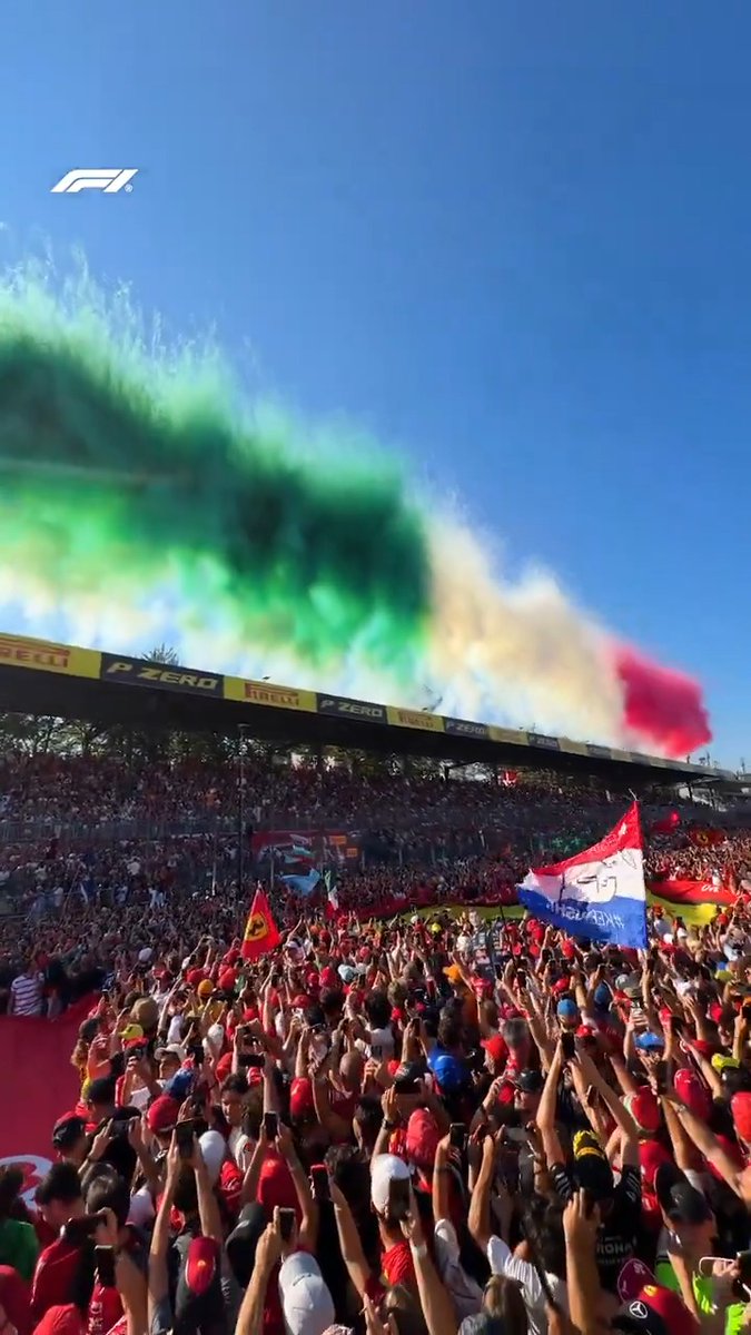 POV: You're in the crowd under the podium 🤩 #F1 #ItalianGP