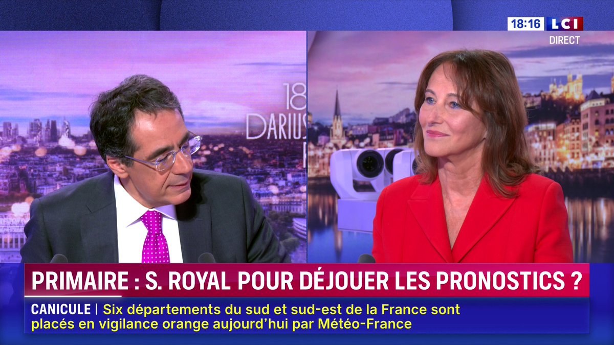 🔴 "Venez débattre" lance sur LCI Ségolène Royal aux autres candidats de la la primaire socialiste 📺 Darius Rochebin