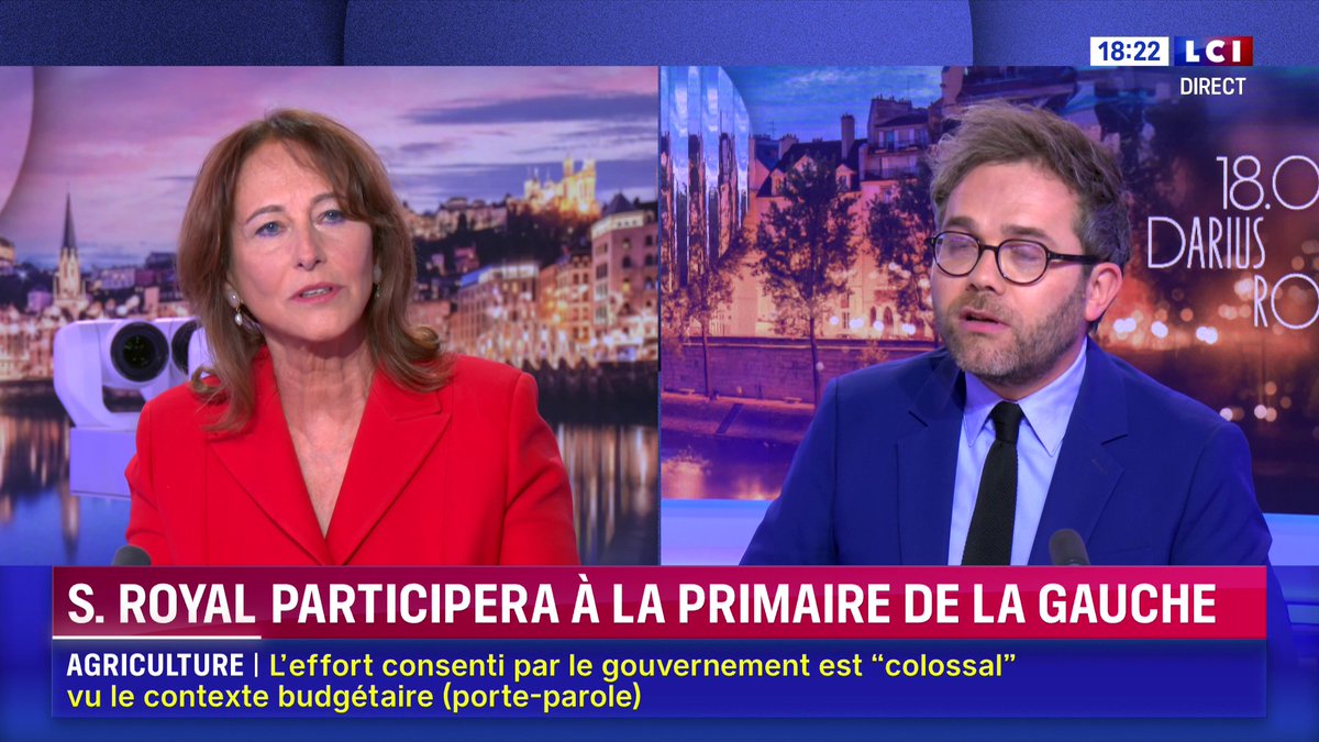 🗣️ "Avec moi, 0 tolérance pour les violences faites aux enfants", annonce Ségolène Royal 📺 Darius Rochebin