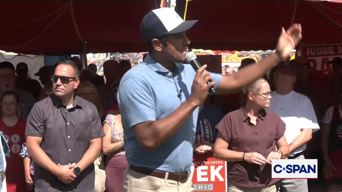 .Vivek Ramaswamy criticizes opponent Amy Acton for declining to debate him and calls her a socialist.