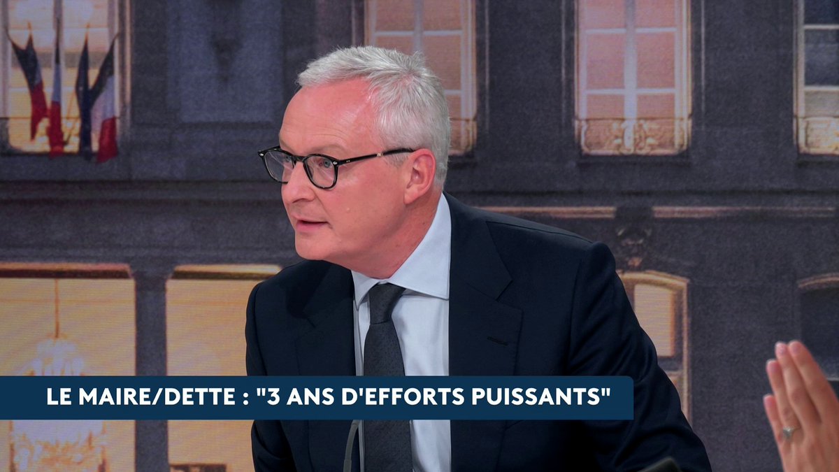 🔴🗣️ "La gauche, la droite, c'est pas trop mon truc, c'est la France mon truc", affirme Bruno Le Maire. Sur la réduction des dépenses publiques, il défend "un État puissance, un État qui protège réellement ceux dont on a besoin". #LeGrandEnjeu #Canal16
