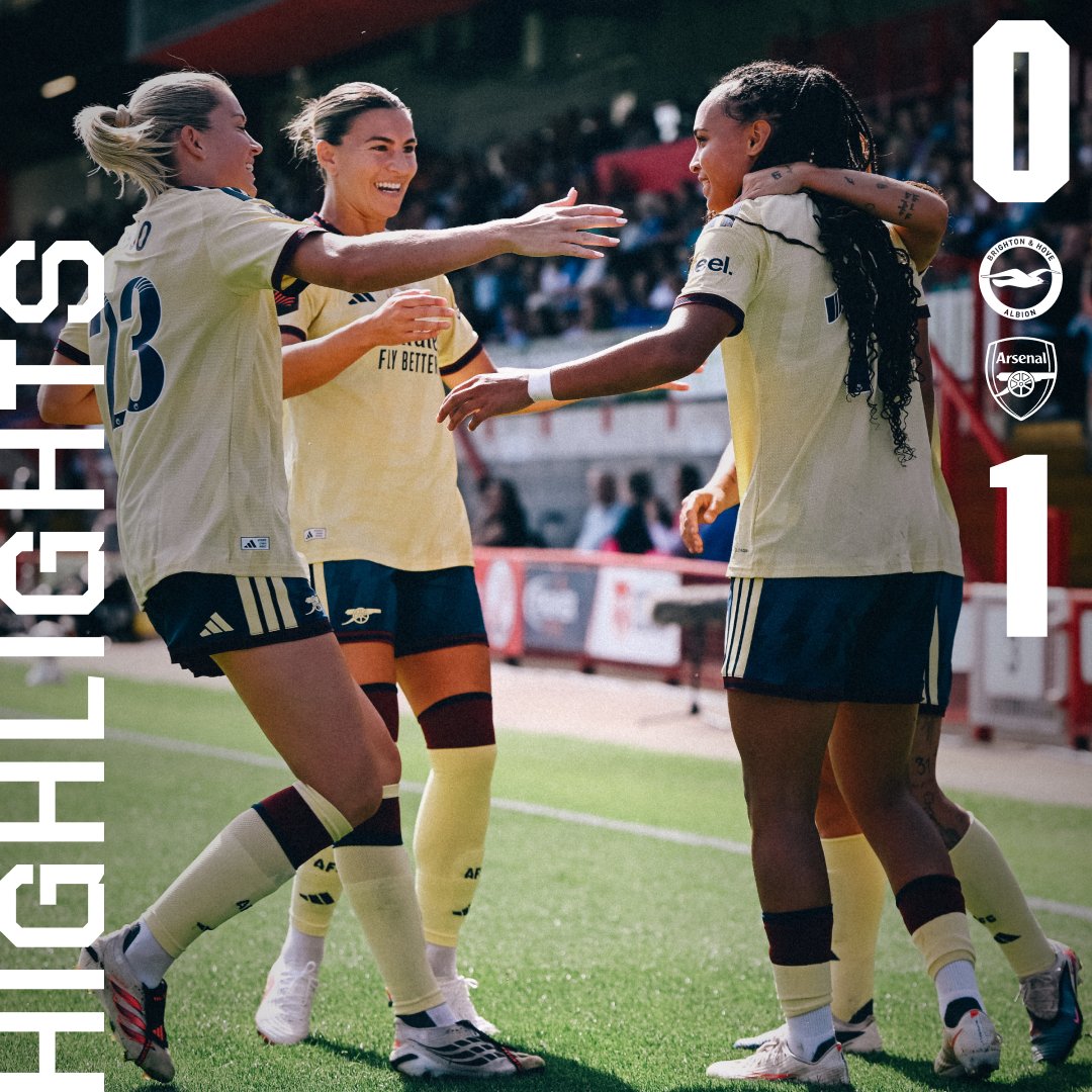 A recap of the action 🎬 Watch the highlights from our season opener win against Brighton &amp; Hove Albion 🍿
