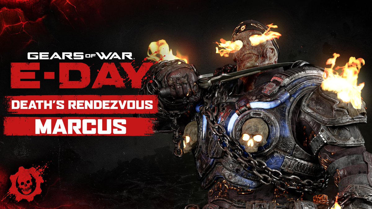 NUEVO TRAILER OFICIAL DE GEARS OF WAR E-DAY… “MARCUS CITA CON LA MUERTE”. “Tengo una cita con la Muerte y fiel a mi palabra seré y a esa cita no fallaré. Gears of War: E-Day se lanza en UN MES.” ¿Le hago un remake con el doblaje del maestro Llapur?