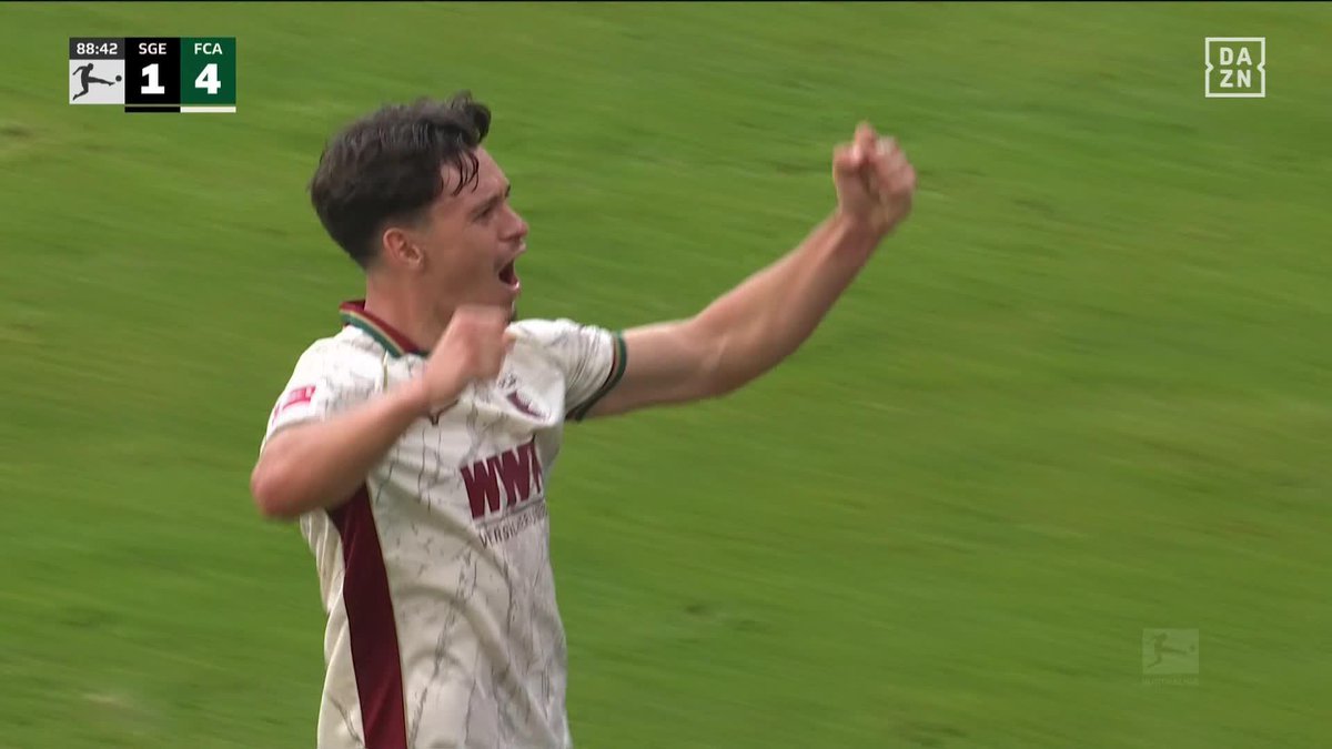 序盤戦のダークホースに！？👀 4点目は🇨🇭リーデルの芸術FK 大勝のアウクスブルクが首位浮上 🇩🇪ブンデスリーガ第2節 🆚フランクフルト×アウクスブルク #ブンデスリーガ #だったらDAZN