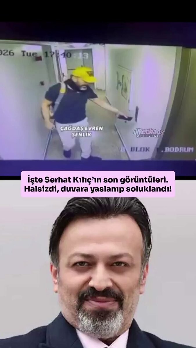 Dün vefat eden ünlü oyuncu Serhat Mustafa Kılıç'ın son görüntüleri… Kameraya yansıyan görüntülerde halsiz olduğu ayakta duruyor. Keşke bir hastaneye gitseydi. Tekrar Allah rahmet eylesin.