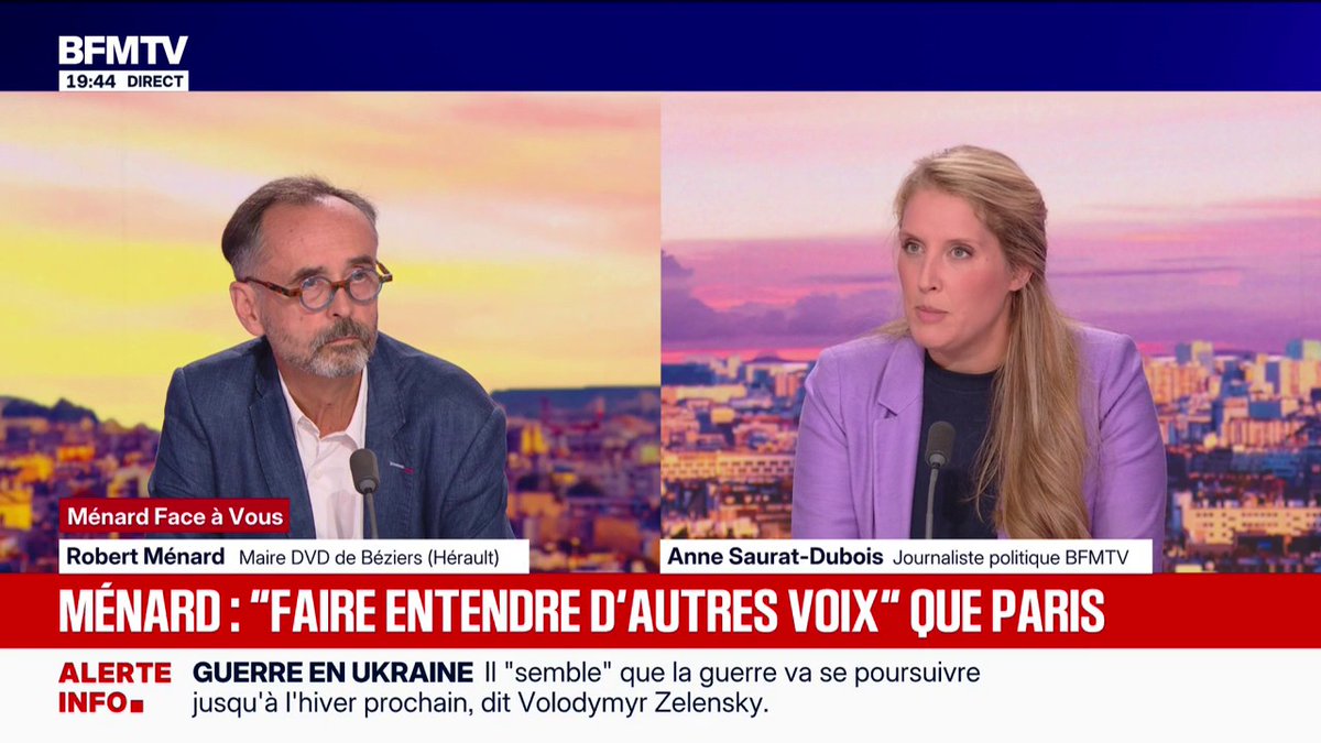 "Il se passe quoi au RN en ce moment, selon vous?": échange entre Robert Ménard, maire DVD de Béziers et les journalistes politiques de BFMTV
