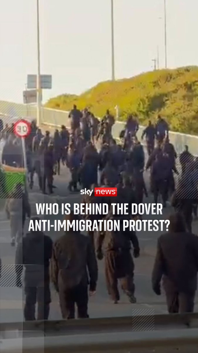 Politicians have condemned the masked protesters who blocked people going in and out of the port of Dover on Saturday, as the police response comes under further scrutiny. Sky's Phoebe Southworth reports. Read more: