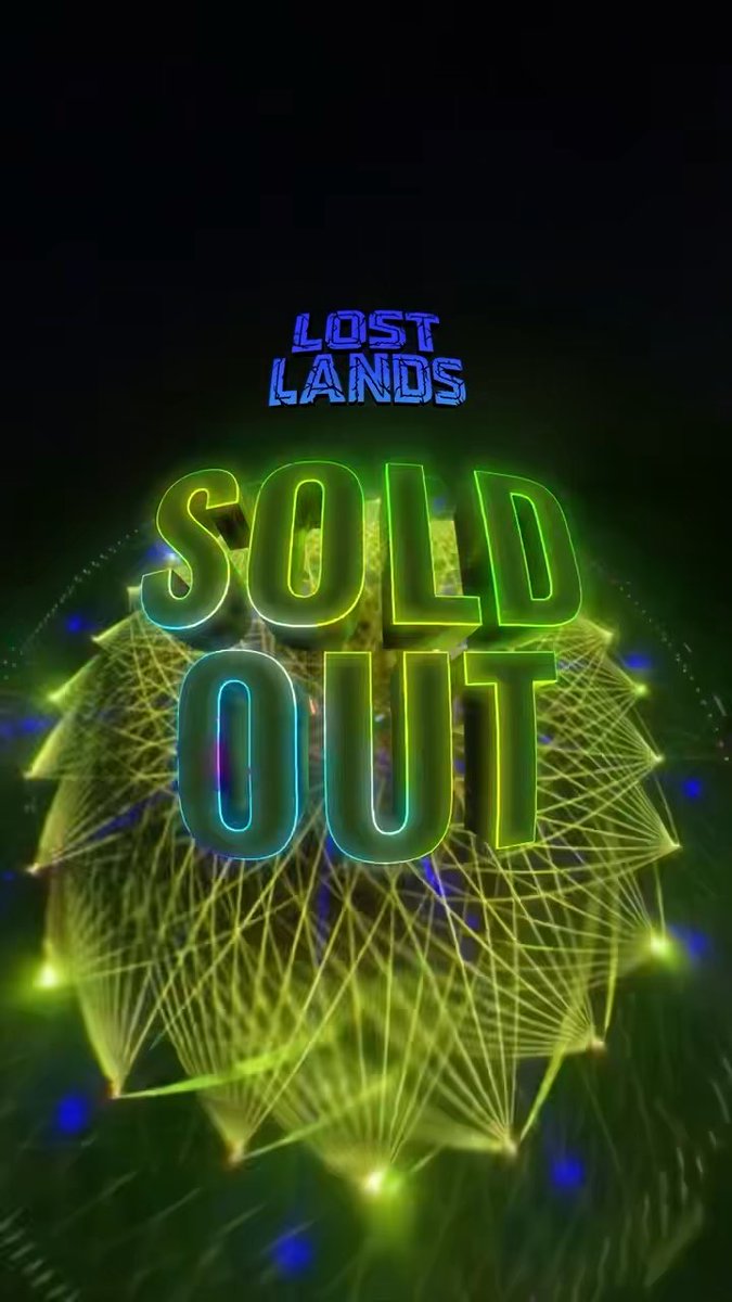 Lost Lands is officially SOLD OUT! We can’t wait to see you all in less than 2 weeks 💚🦕 Early Entry add on passes are still available!