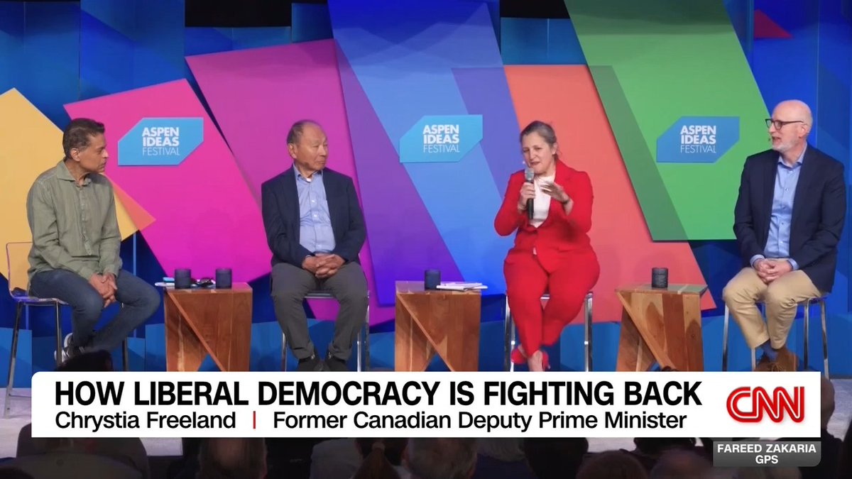 There are many signs that liberal democracy itself may be in retreat — from the rise of authoritarianism around the globe to deepening political polarization and declining public trust. At Aspen Ideas, I sat down for a wide-ranging conversation on the topic with three terrific guests: Francis Fukuyama, Chrystia Freeland & David French: