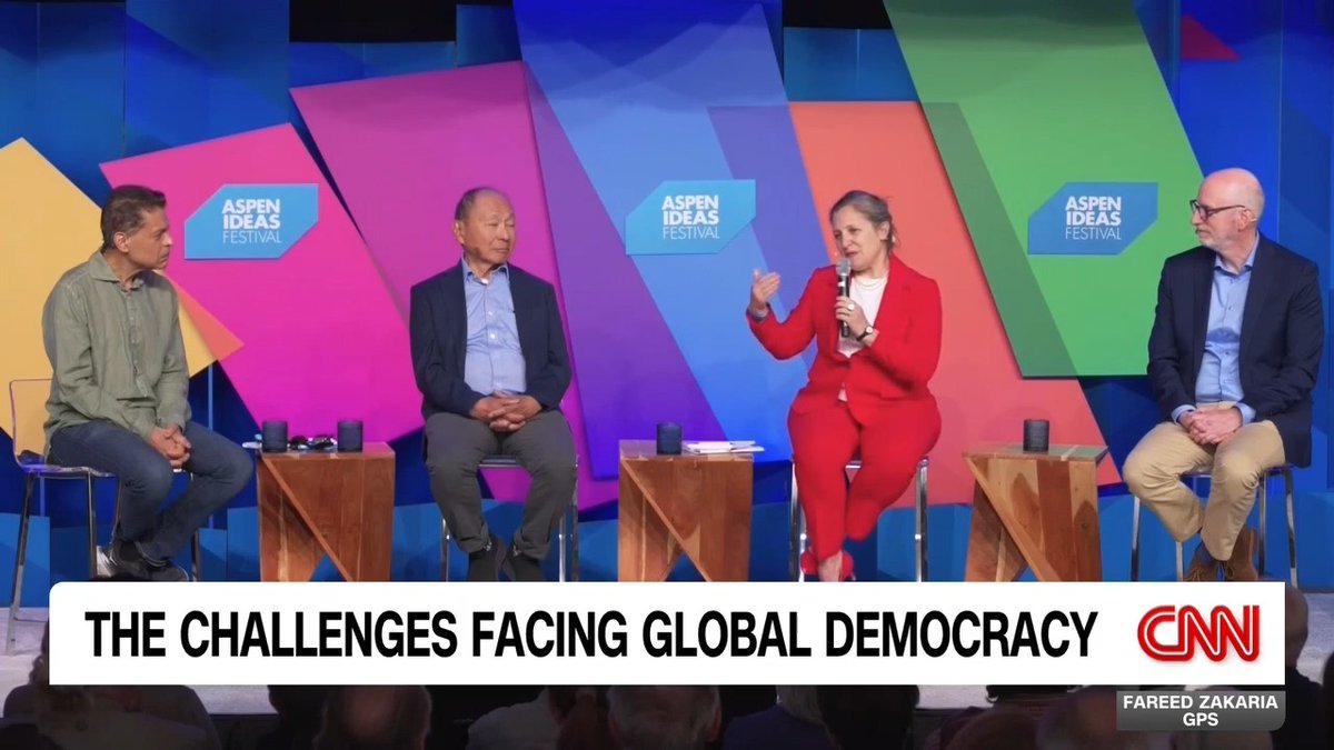 One notable country has eschewed the right-wing populist wave sweeping the globe. We discuss which one — and what we can learn from it — in part 2 of my conversation at Aspen Ideas w/ Chrystia Freeland, David French & Francis Fukuyama: