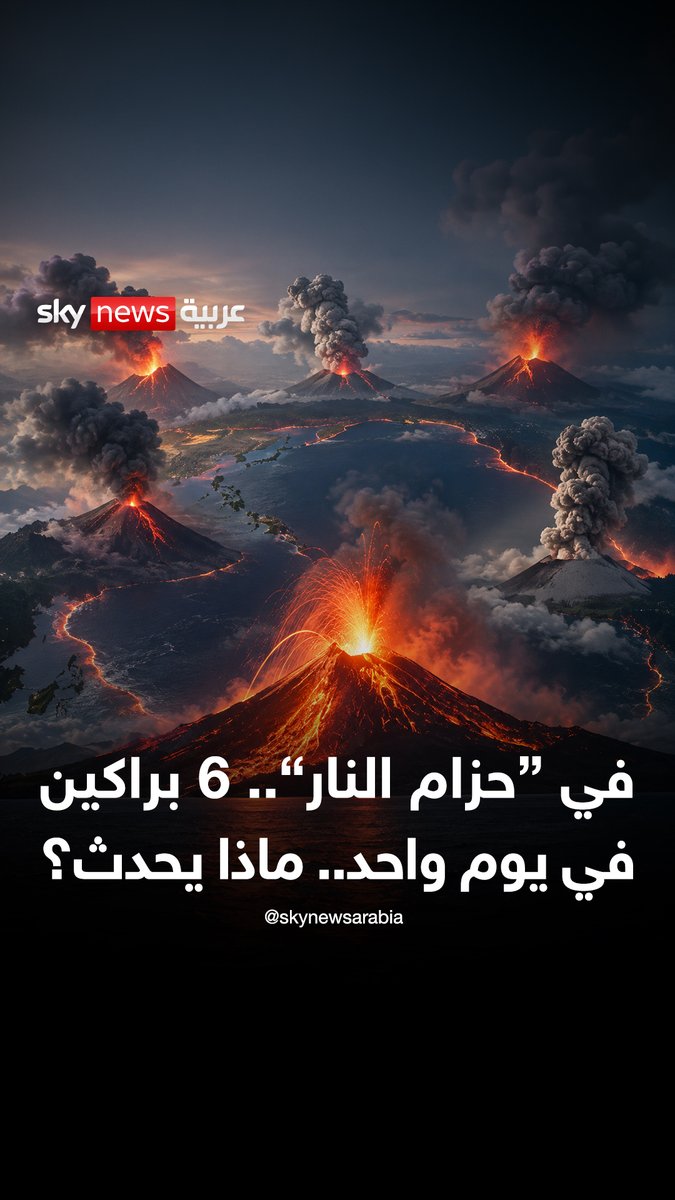 ثوران 6 براكين في يوم واحد.. هل تقترب #إندونيسيا من كارثة جديدة؟ #سوشال_بالتفصيل