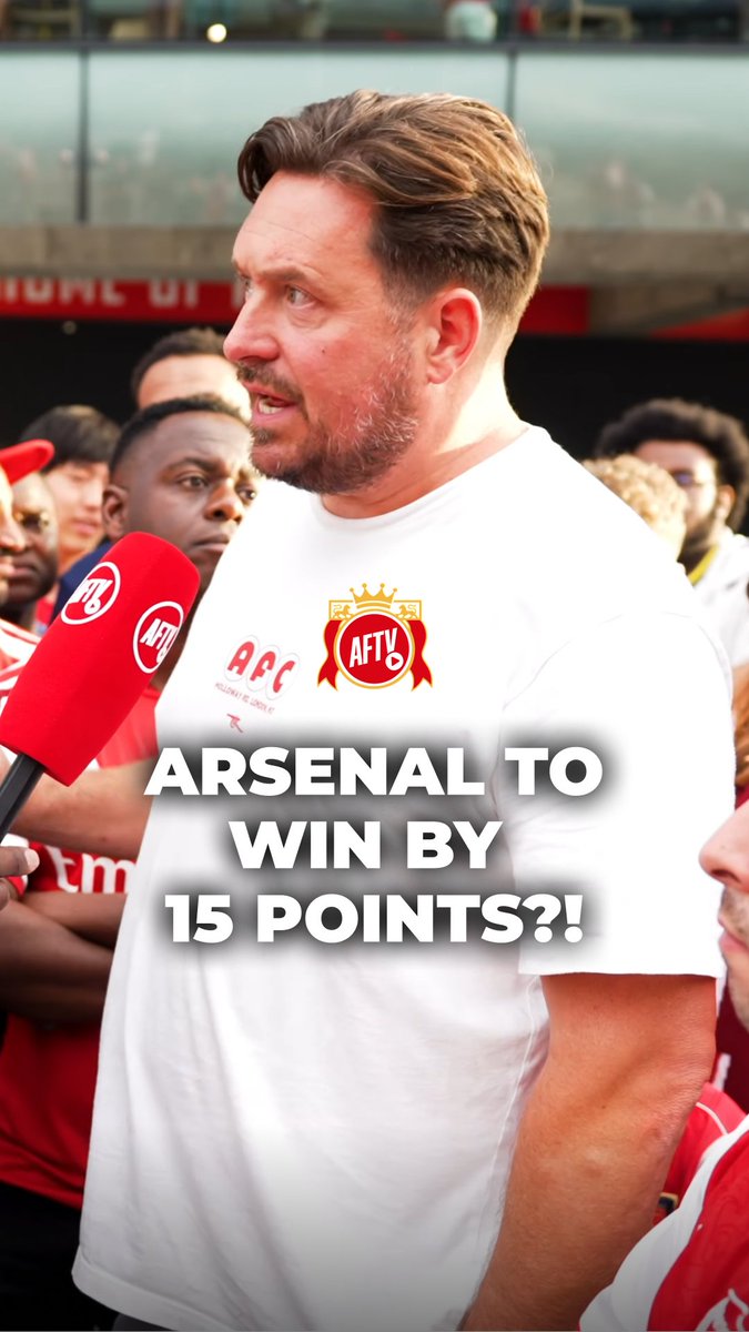 Arsenal could WIN the league by 15 points?! 🏆 #FanCams