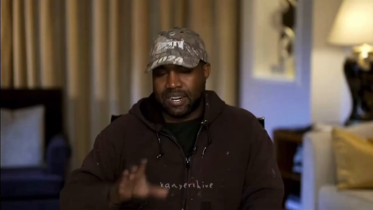 When Kanye West was asked if he still misses Kim Kardashian. Look how happy he is thinking about it🥹