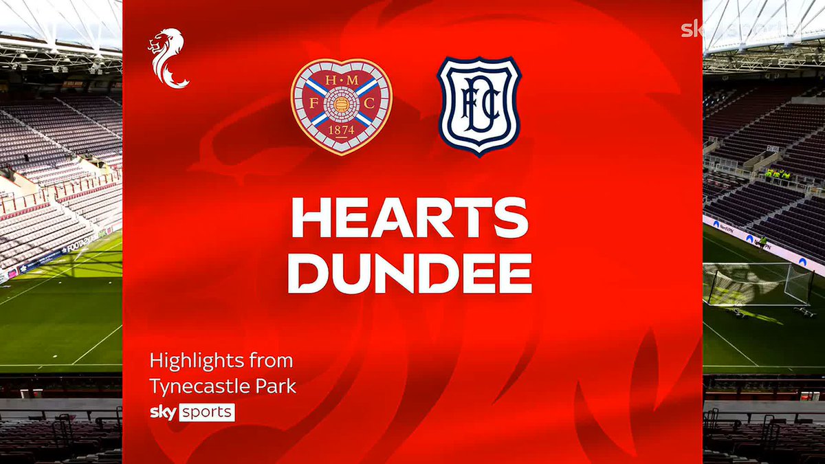 ⏰ 83’ Hearts 0-1 Dundee ⏰ 96’ Hearts 2-1 Dundee Highlights as Wouter Vrancken’s side beat 10-man Dundee to make it four league wins in a row and go second ⤵️