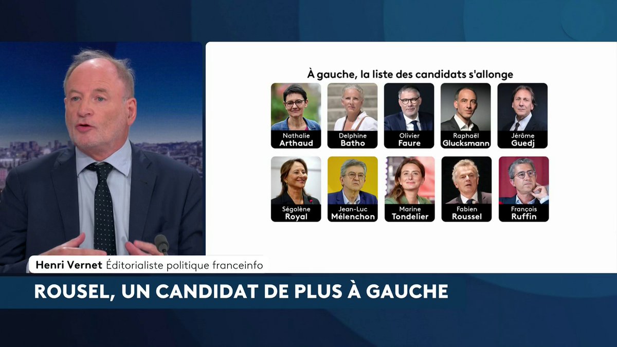 🔴 Candidature de Fabien Roussel : "Pour exister, il faut être candidat à la présidentielle", analyse Henri Vernet, journaliste politique à franceinfo. #ASuivreAvecClaireElisabethBeaufort #canal16
