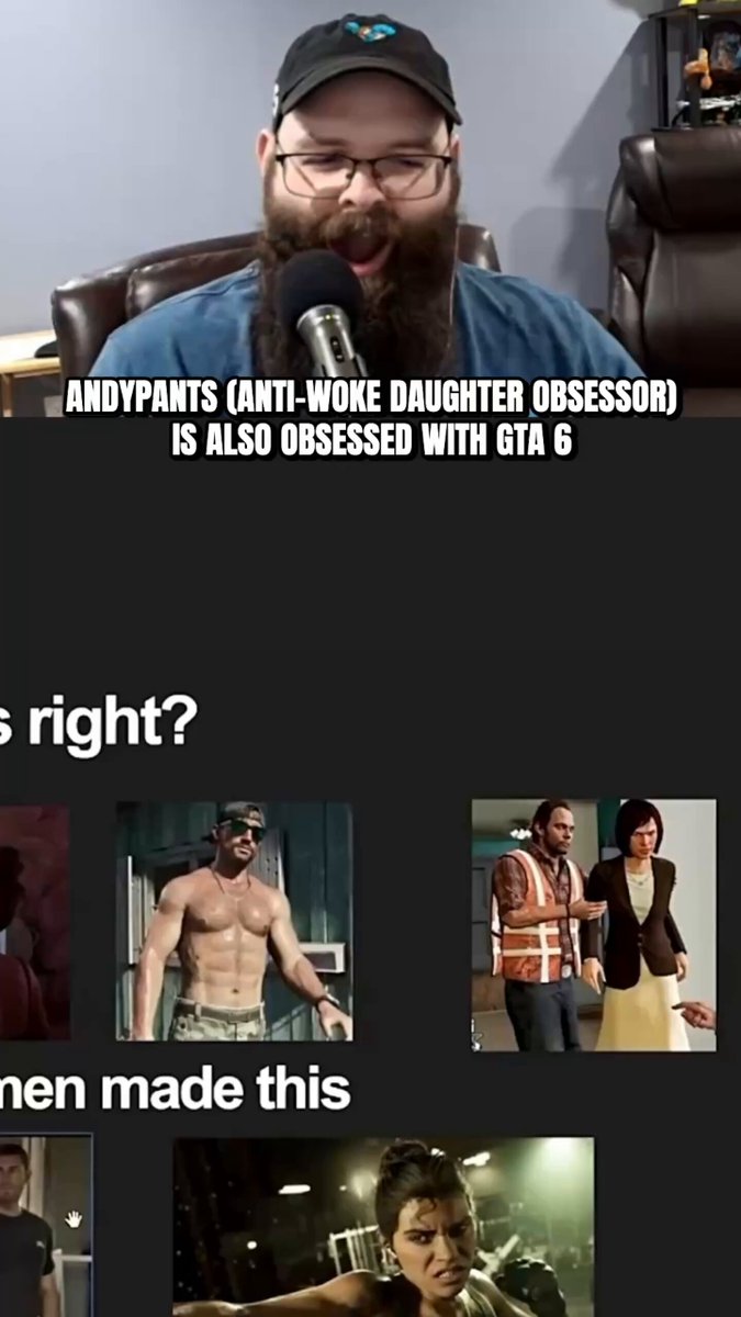 AndyPants (anti-woke daughter obsessor) is also obsessed with GTA 6