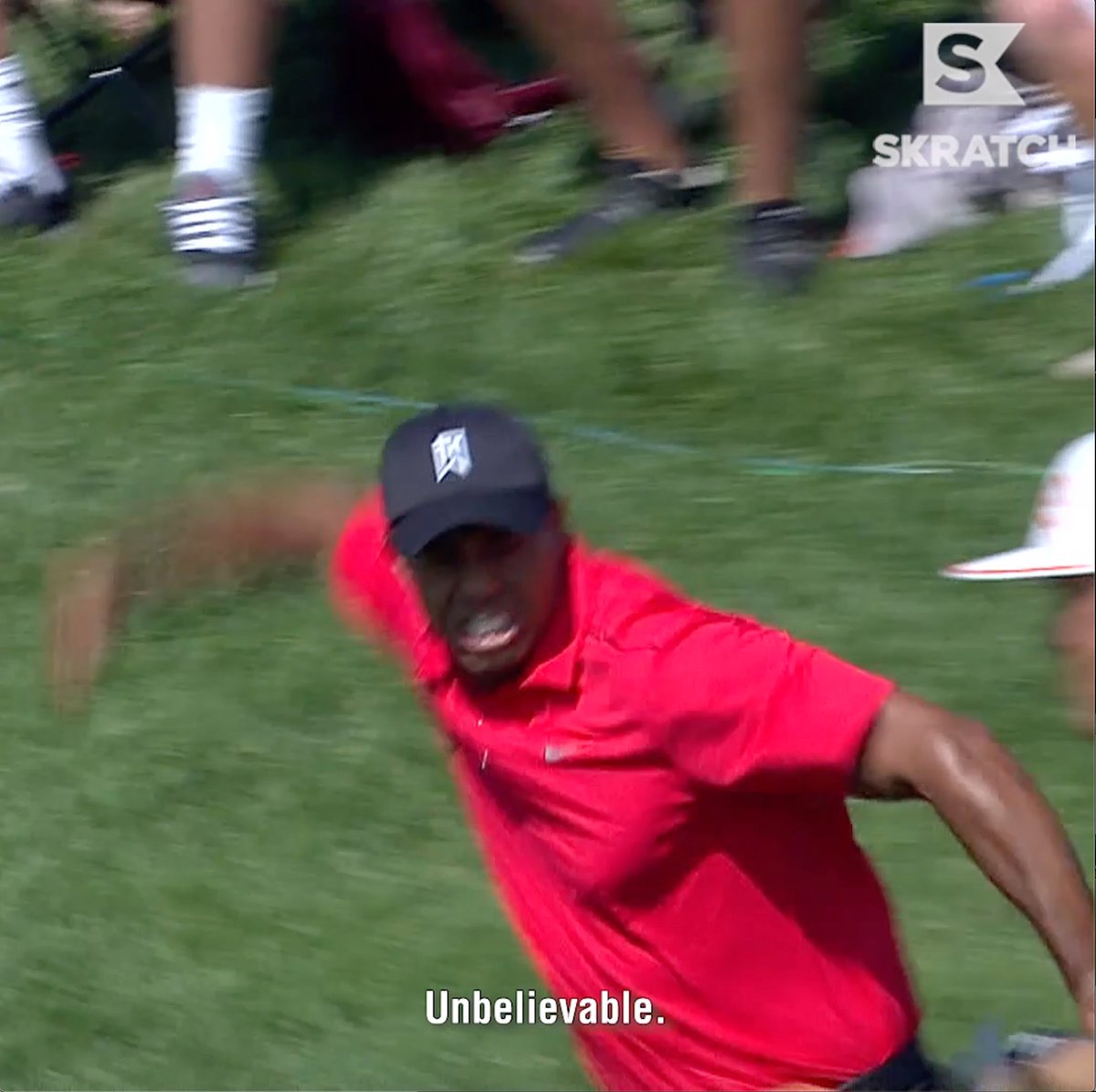Never Forget Tiger Woods flop shot at the 2012 Memorial. “It might go in, it is in.” 🐐