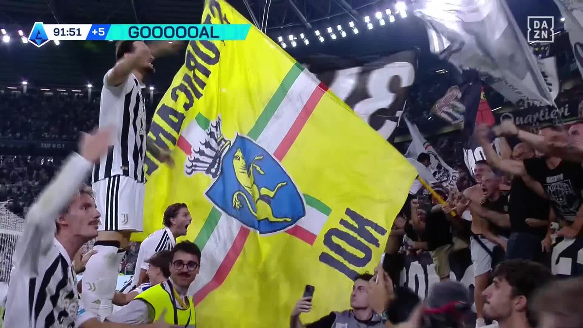 GATTI DESATA LA ABSOLUTA LOCURA EN TURรN๐ฅ LA JUVENTUS EMPATA EN EL DESCUENTO CONTRA EL AC MILAN ๐คฏ #SerieAenDAZNโฝ๐ฎ๐น