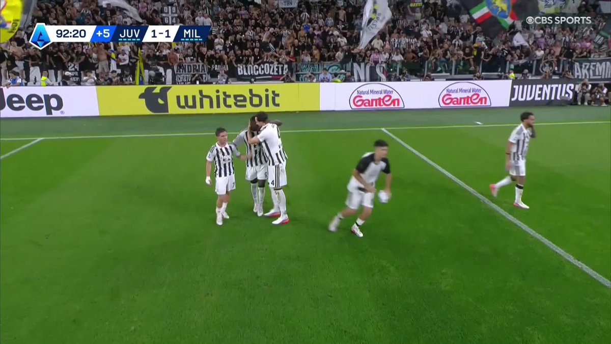 FEDERICO GATTI SAVES THE DAY! 🤯 A LATE Juventus equalizer rescues a point vs. Milan 👏 Watch Serie A on Paramount+ 📺