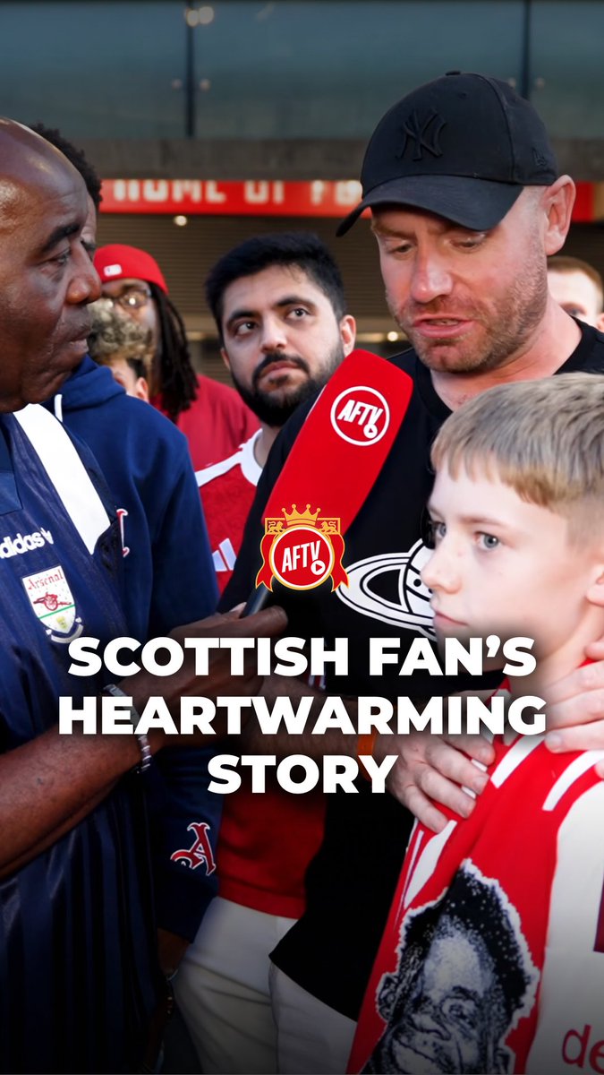 A HEARTWARMING story from a Scottish Arsenal fan! ❤️ #FanCams