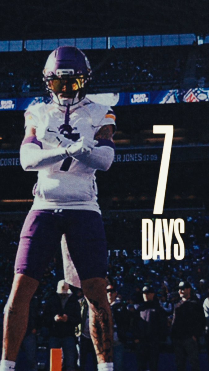 SEVEN DAYS‼️ Vikings football is back in one week 🤩