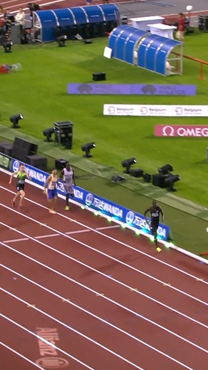 This is what going from the gun looks like ๐ช๏ธ Wanyonyi on his day is simply unstoppable. A FOURTH #DiamondLeague ๐ title for this man ๐ #BrusselsDL ๐ง๐ช