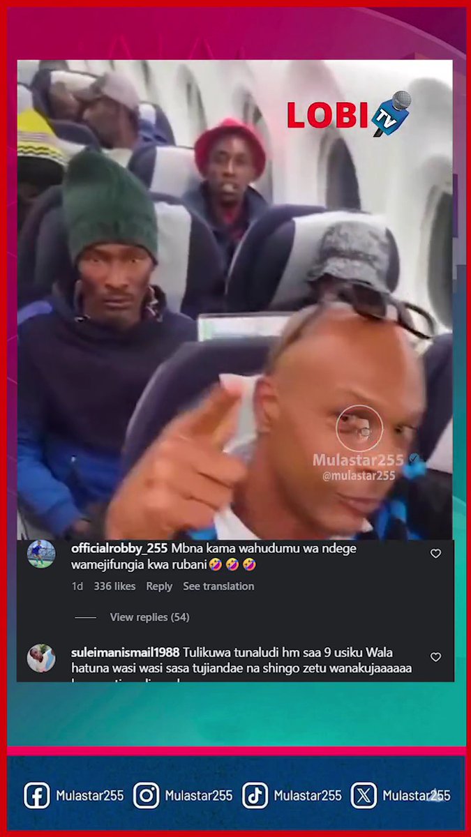 Ilivyokuwa kwenye Ndege ya Kutoka South kuja Dar 🙆‍♂️🙆‍♂️