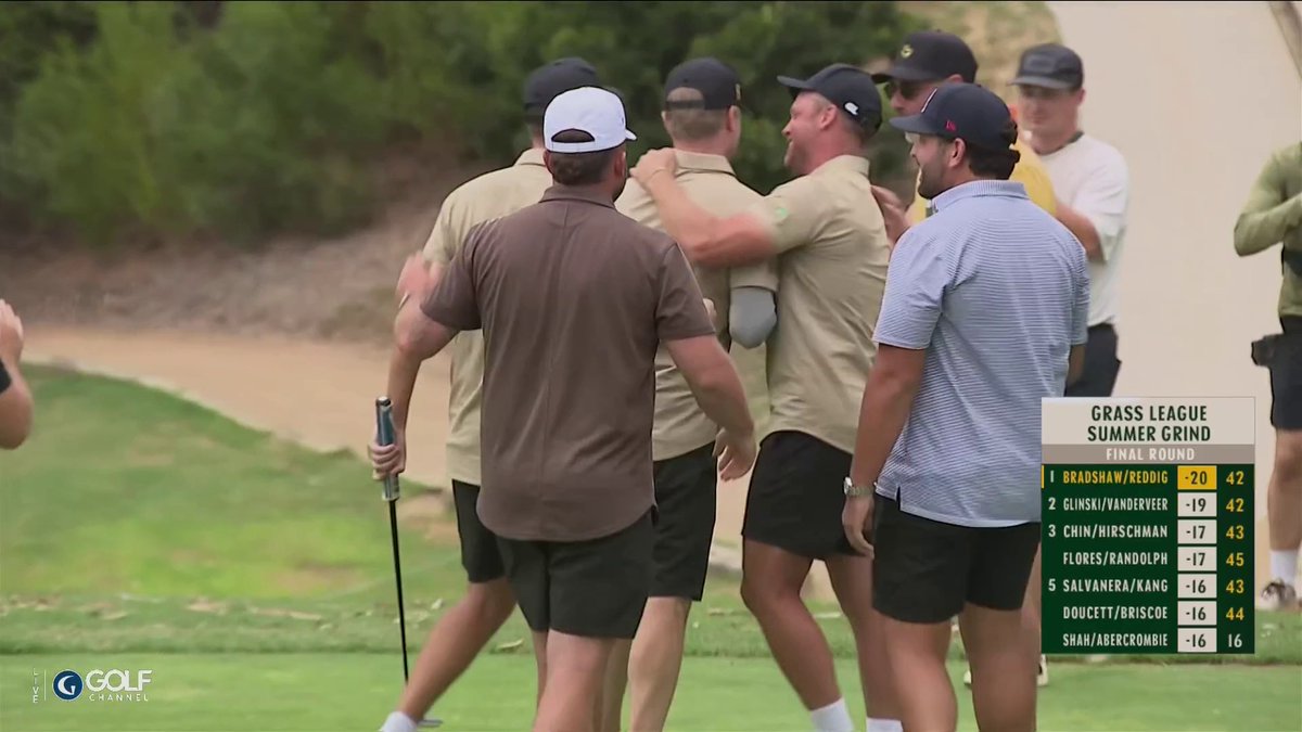 David Bradshaw caps off a back-nine 19 to take the lead at the Grass League Summer Grind!