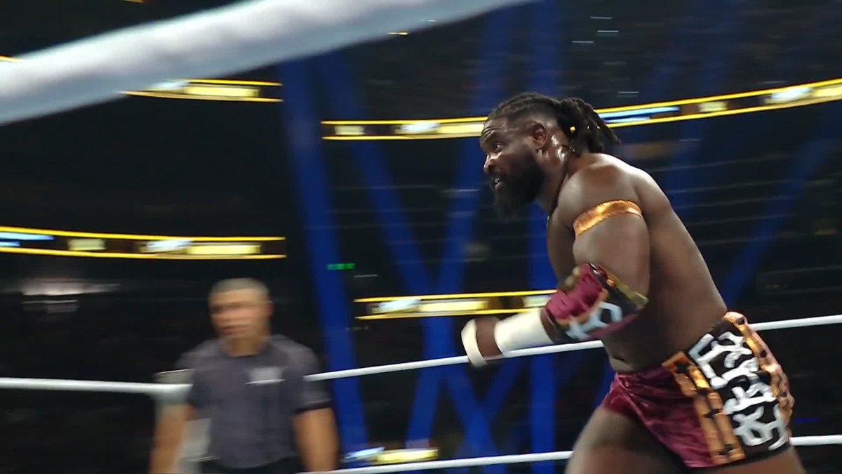 This match has been VERY EVEN!! 🤯 Bronson Steiner | Oba Femi wwe