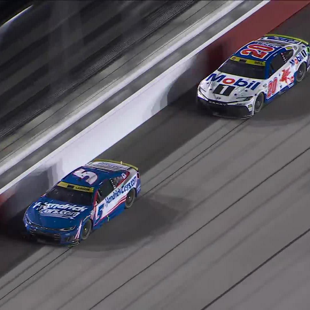 A power move by Christopher Bell! He takes the lead in the #Southern500.