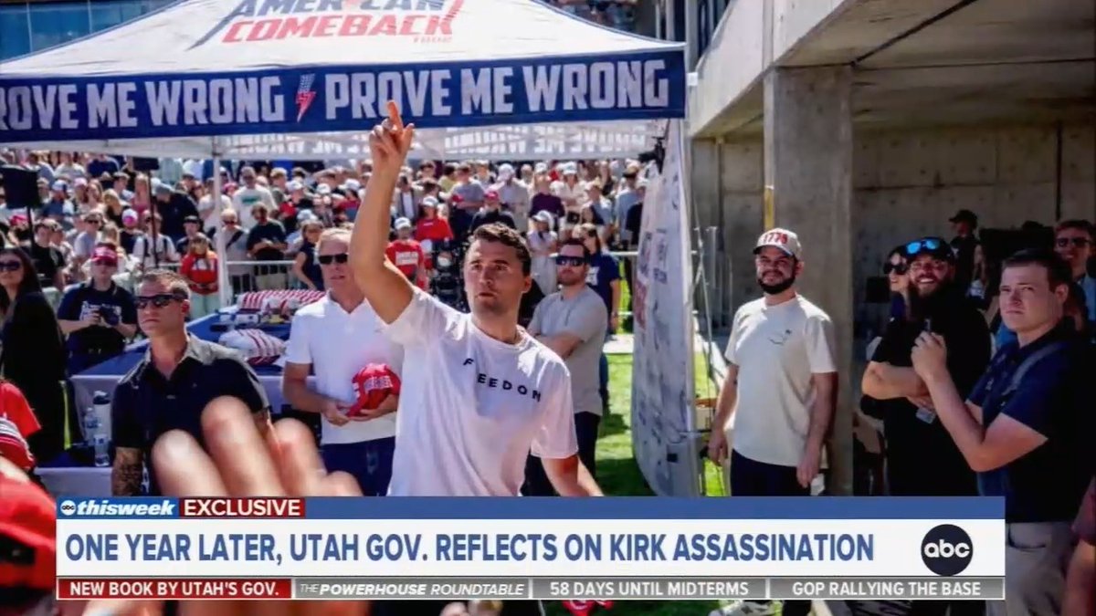 WATCH: ABC's Martha Raddatz tries to elicit a condemnation of President Trump during a segment observing the assassination of Charlie Kirk, the only such segment on the Elitist Media's Sunday Shows MARTHA RADDATZ: You said at the press conference, "History will dictate if this is a turning point for our country, but every single one of us gets to choose right now if this is a turning point for us." Nine days later, the Charlie Kirk's memorial service, after a very forgiving and unifying speech by Erika Kirk, Charlie Kirk's widow, Donald Trump said this: DONALD TRUMP: He did not hate his opponents. He wanted the best for them. That's when I disagreed with Charlie. I hate my opponent, and I don't want the best for them. I'm sorry. I am sorry, Erika, but now Erika can talk to me and the whole group, or maybe they can convince me that that’s not right, but I can't stand my opponent. RADDATZ: What was your reaction to that? SPENCER COX: Well, so I was there at that, and you know, there was this moment that you mentioned where Erika forgives. One of the most powerful Christian moments I've ever experienced in my life. I talk about this, and, and yet, then the president comes up and says, you know, Charlie wanted me to love my enemies, and I can't do that. One, I thought it was very transparent. He was being very honest, and I appreciate that. Sometimes politicians aren't honest.