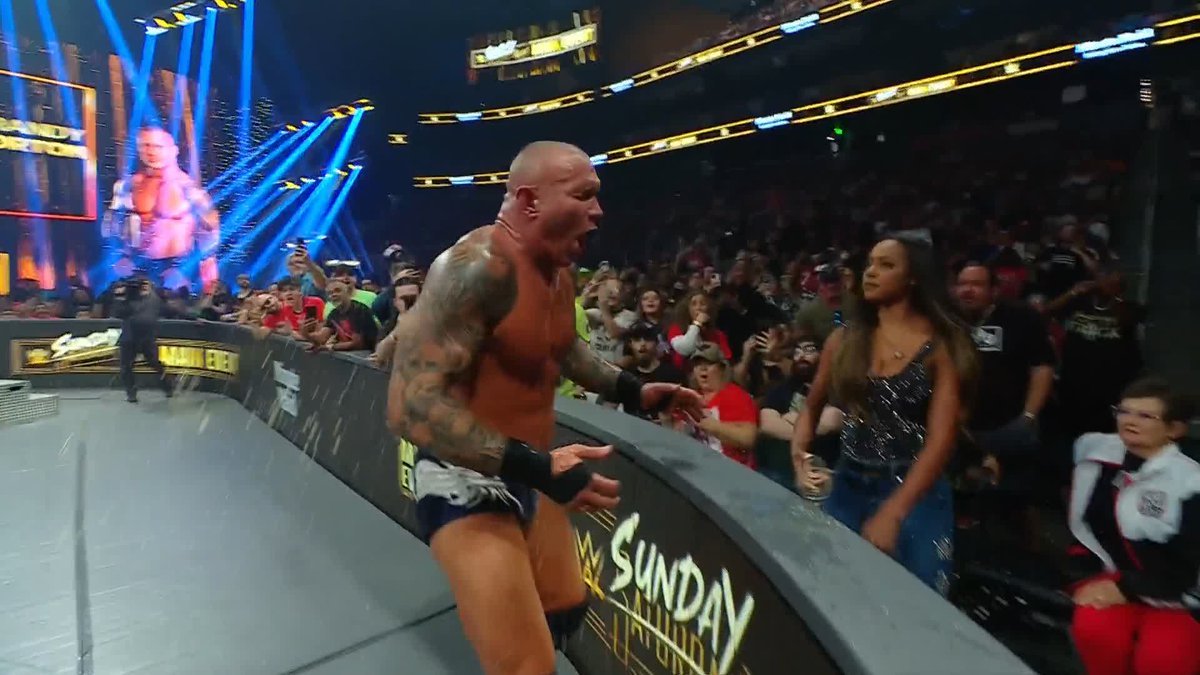 BRANDI RHODES THREW THE BEER IN RANDY ORTON'S FACE 😭 #SNME
