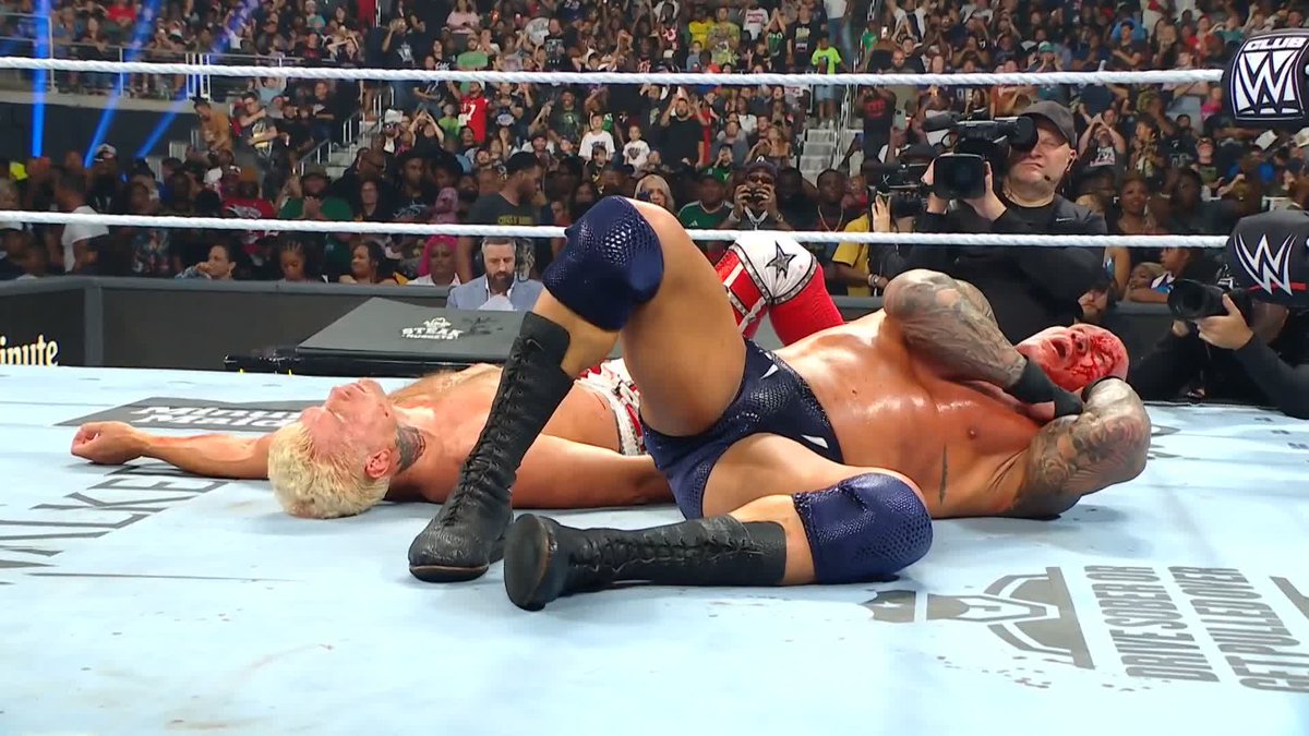 THE KILLER INSTINCT 😱 Randy Orton has defeated Cody Rhodes in his hometown!