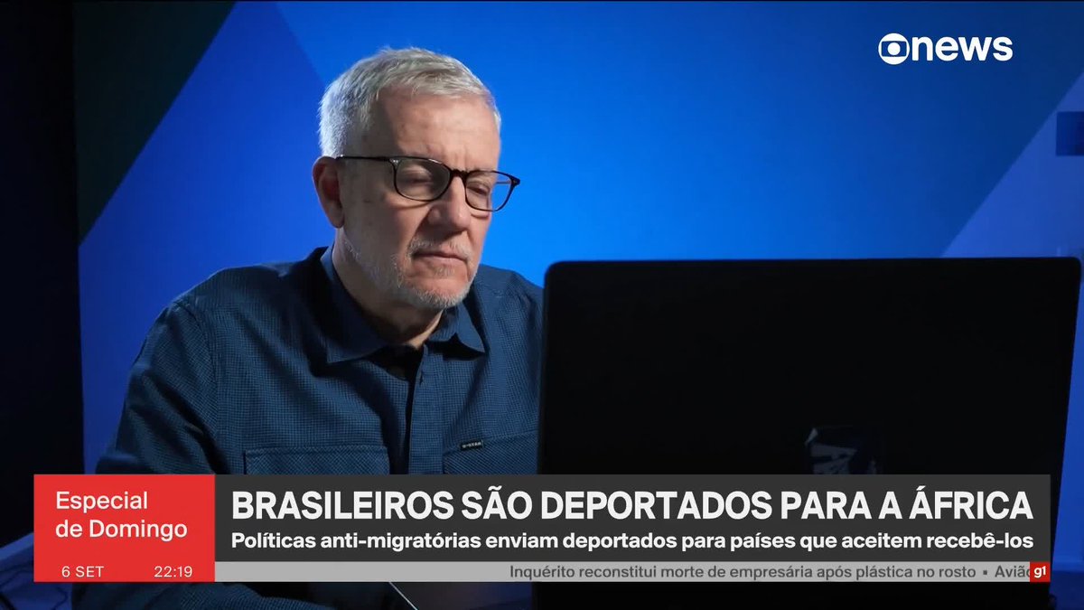 Brasileira é deportada pelo ICE sem saber o destino e vai parar na Libéria. ➡️ Assista ao #EspecialdeDomingo - todo domingo, às 18h, na TV e no #Globoplay #GloboNews