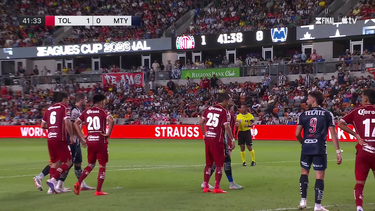 ¡Pero lo de Everardo López, por favoooor! 🥵 Qué barrida salvadora para evitar que le caiga el empate al Toluca FC. 😈 #LMXLC2026 | #FinalLC26 | #TOL | #MTY Ve la Leagues Cup 2026 en vivo en ImagenTVDeportes y Apple TV.