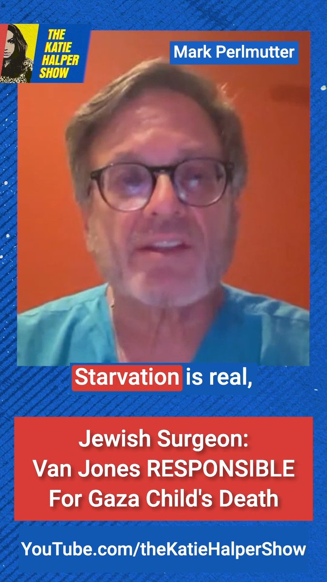 “This child’s death is directly on the soul of this newscaster.” Gaza volunteer doctors Mark Perlmutter MD and Dr. Thaer, along with American Doctor director Poh Si Teng, call out Van Jones for using Gaza child Mohammed al-Mutawaq’s genetic condition to deny Israel was starving him.
