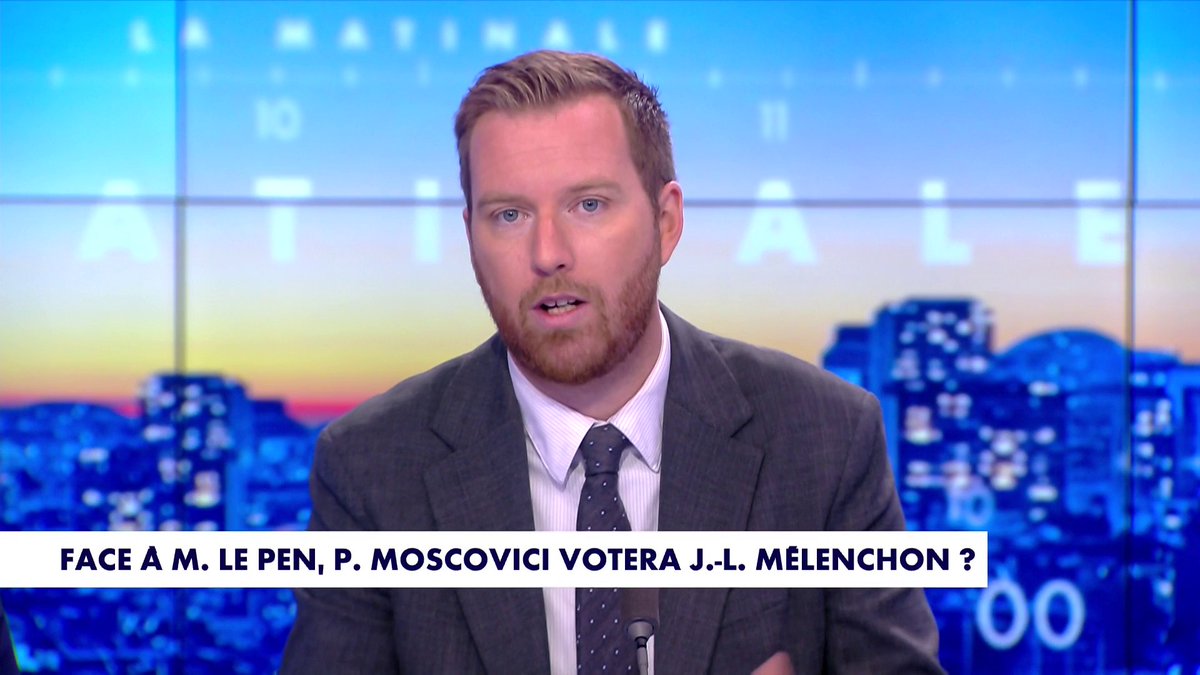 L'édito de Thomas Bonnet : «Face à Marine Le Pen, Pierre Moscovici votera Jean-Luc Mélenchon ?» dans #LaMatinale