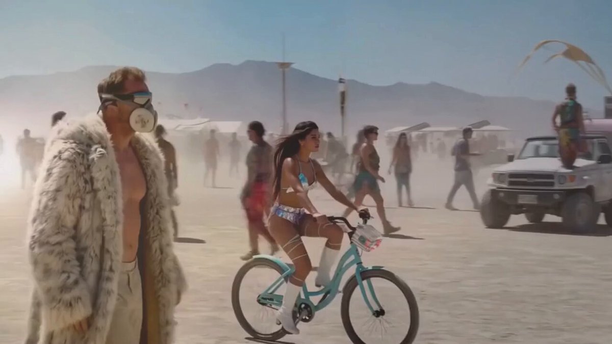 Everyone's been asking about Burning Man. Here is the breakdown of what we spent: Tickets: $1,500 Luxury RV: $9,000 Private Tent: $5,000 Chef: $1200 per day Private bathroom access: $3,000 Seeing my daughter, Literaleigh, enjoying it all? Priceless.