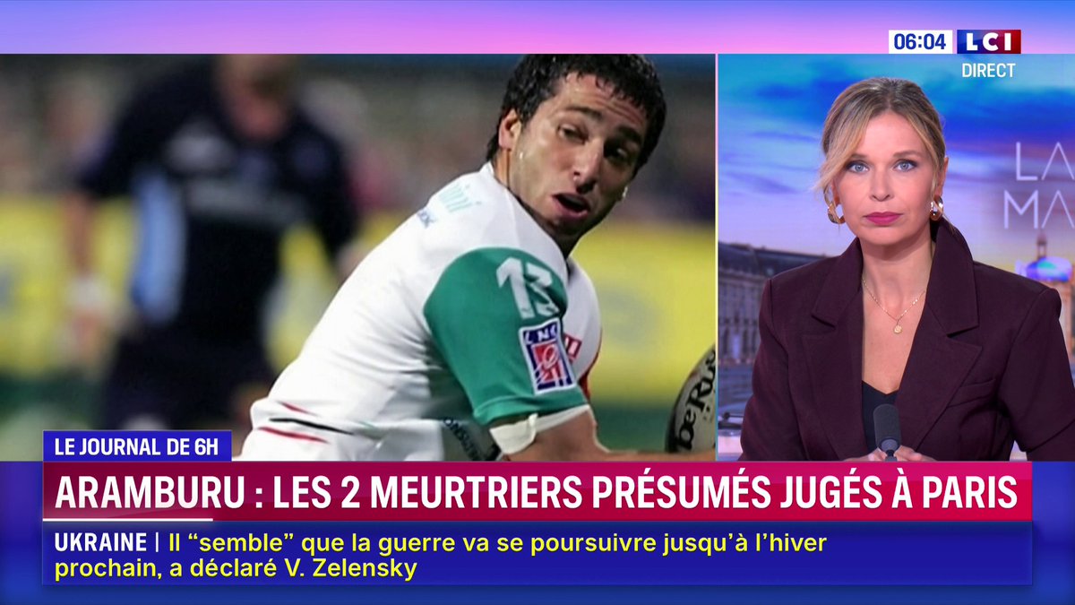 🔴 Quatre ans après l'assassinat du rugbyman Federico Martín Aramburú, ses meurtiers présumés comparaissent aux assises. ➡️ Les précisions de Raphaël MAILLOCHON 📺 Le journal de 6H de Laurène Barrière-Tallerie | Matinale LCI
