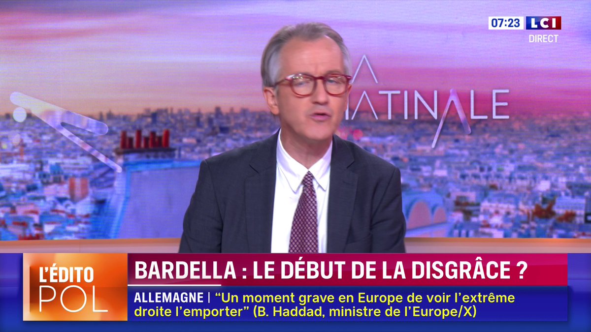Bardella : le début de la disgrâce ? 📺 L'édito pol de Christophe Barbier | Matinale LCI