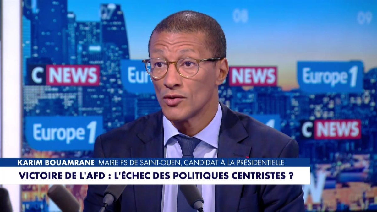 Victoire AfD : " Ce qui se passe en Allemagne c'est ce qui peut se passer en Angleterre et en France " affirme Karim Bouamrane #LaGrandeInterview #Europe1