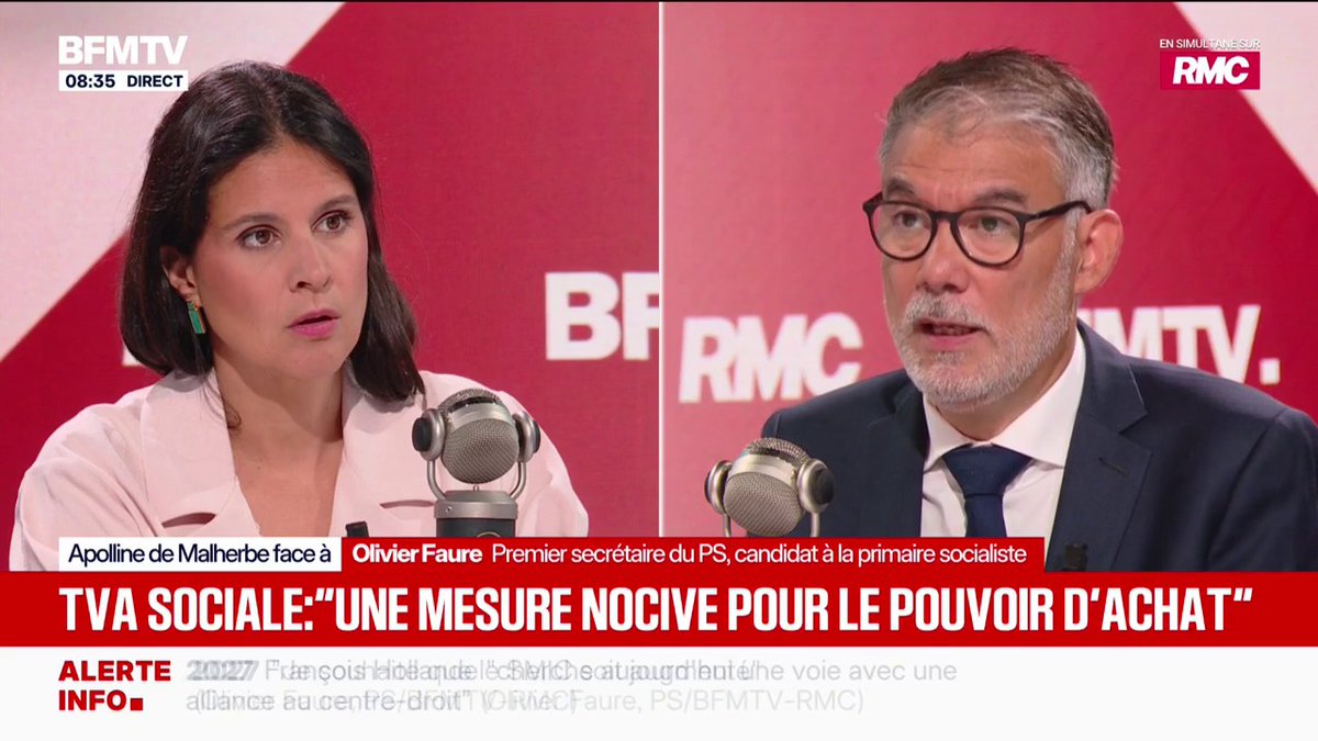 15 euros pour voter à la primaire socialiste: "Je souhaite qu'on se mette d'accord sur deux euros", assure Olivier Faure, candidat à la primaire socialiste