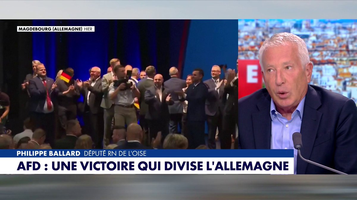Le député de l'Oise Philippe Ballard revient sur les points qui ont mené à une rupture des liens entre le RN et l'AfD, dans #HDPros Toute l'info est à retrouver sur